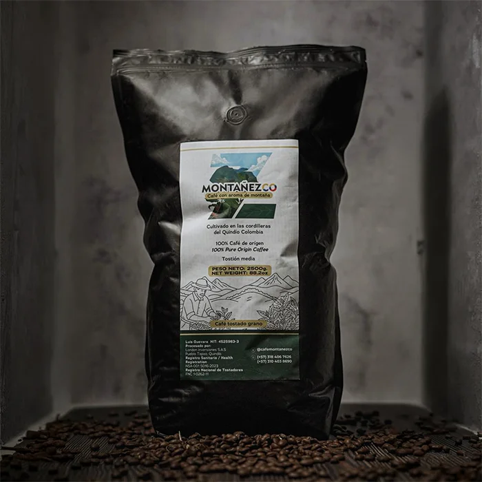 2500 Gramos MOLIDO - GRANO Café Montañezco